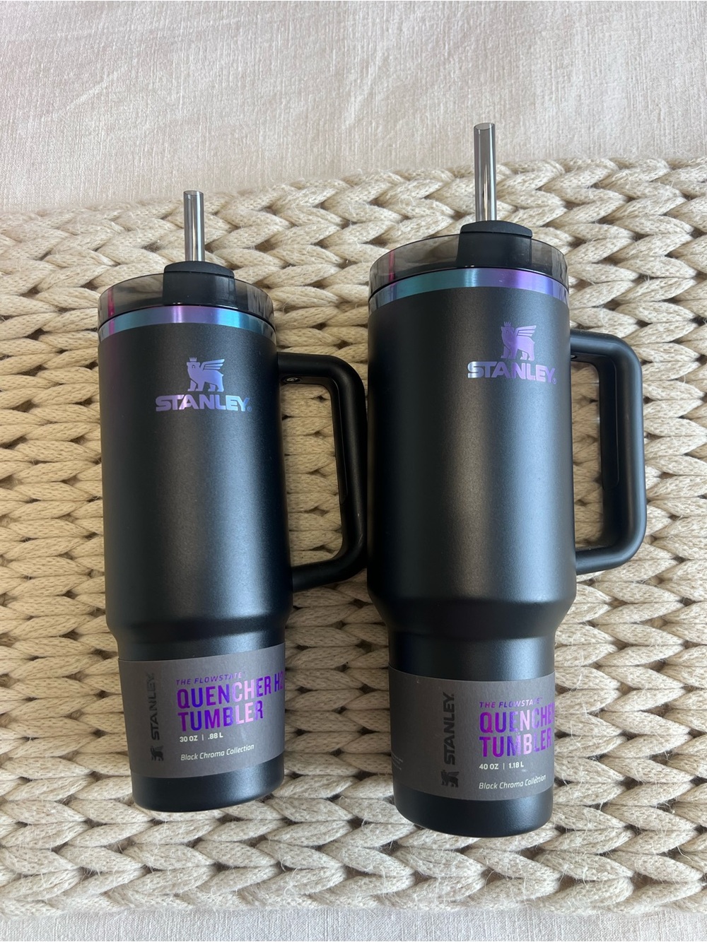 Stanley 30oz & 40oz Black Chroma Set Authentic